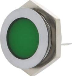 SIGNAL-CONSTRUCT Indicator: LED; flat; green; 12÷14VDC