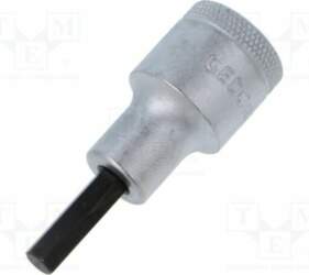 Socket: hex key-bit; HEX 6mm; 1/2"