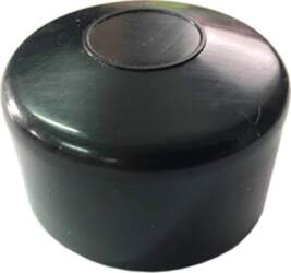 Staba cepurīte Ø38mm melna | C38