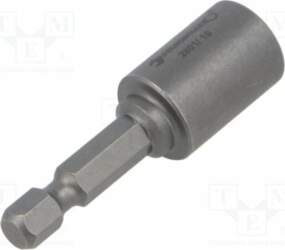 STAHLWILLE Screwdriver bit; 6-angles socket; 1/4"