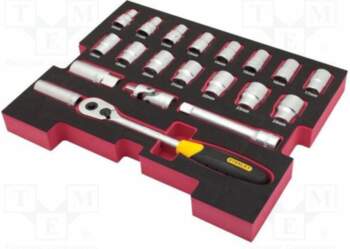 STANLEY Wrench-set; 6-angles,socket spanner; 1/2"
