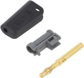 STAUBLI Laboratory connector: 4mm banana; plug