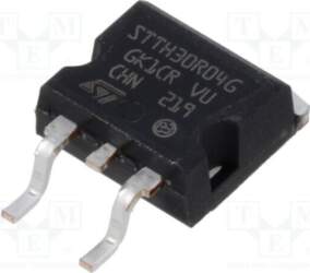 STMICROELECTRONICS Diode: rectifying; SMD; 400V; 30A