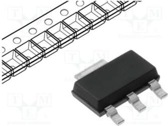 STMICROELECTRONICS Transistor: N-MOSFET; unipolar; 400V; 1A
