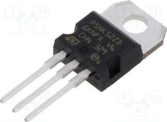 STMICROELECTRONICS Transistor: N-MOSFET; unipolar; 520V; 2