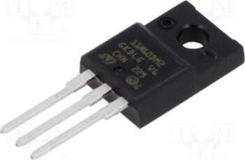 STMICROELECTRONICS Transistor: N-MOSFET; unipolar; 600V; 10A