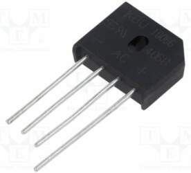 TAIWAN SEMICONDUCTOR Bridge rectifier: single-phase; Urmax: