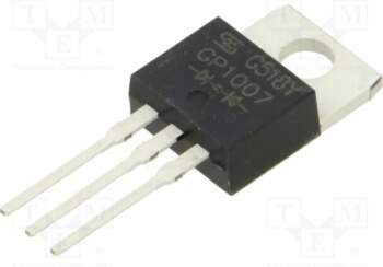 TAIWAN SEMICONDUCTOR Diode: rectifying; THT; 1kV