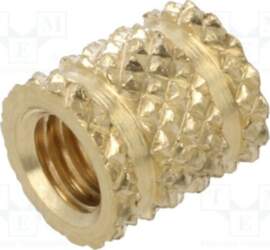 TAPPEX Threaded insert; brass; M6; BN