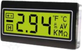 TDE INSTRUMENTS Voltmeter; digital,mounting; -200÷200mV