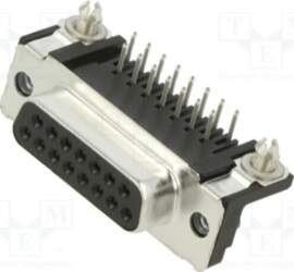 TE CONNECTIVITY Connector: D-Sub; PIN: 15
