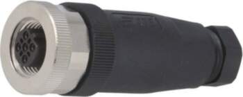TE CONNECTIVITY Connector: M12; plug; PIN: