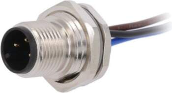 TE CONNECTIVITY Connector: M12; socket; PIN: