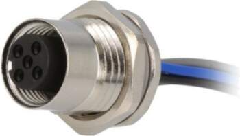TE CONNECTIVITY Connector: M12; socket; PIN: