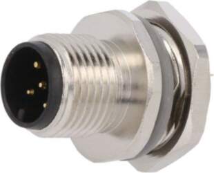 TE CONNECTIVITY Connector: M12; socket; PIN: