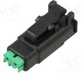 TE CONNECTIVITY Connector: wire-wire; socket; DTM
