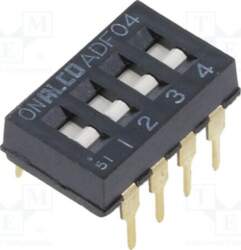 TE CONNECTIVITY Switch: DIP-SWITCH; Poles number: