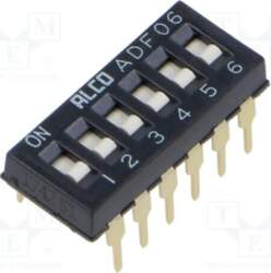 TE CONNECTIVITY Switch: DIP-SWITCH; Poles number:
