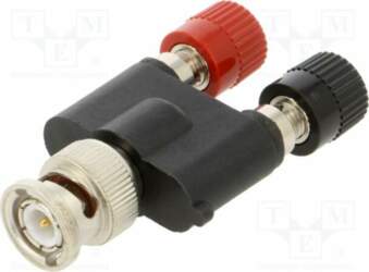 TELEGARTNER Adapter; socket; BNC plug; straight