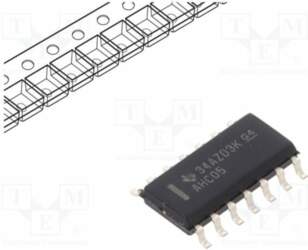 TEXAS INSTRUMENTS IC: digital; inverter,Schmitt