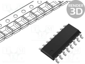 TEXAS INSTRUMENTS IC: interface; transceiver; half