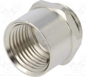 Thread adapter; NPT1/2"; PG11; brass; Plating: