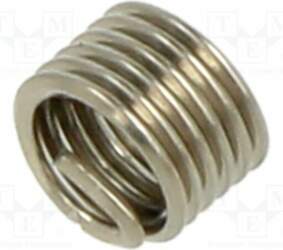Threaded insert; stainless steel; M3; L: