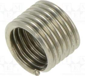 Threaded insert; stainless steel; M5; L:
