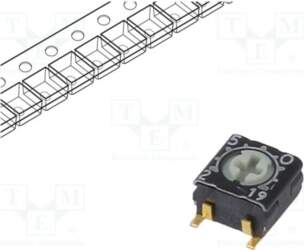 TOCOS Potentiometer: mounting; 1kΩ; single turn