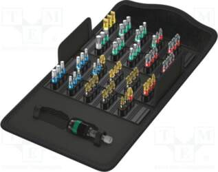 Tools set: screwdriver bits; case; Kit: