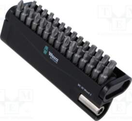 Tools set: screwdriver bits; Phillips,Pozidriv®