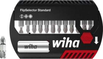 Tools set: screwdriver bits; plastic cassette