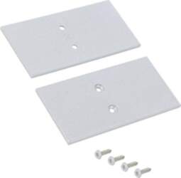 TOPMET Cap for LED profiles; silver