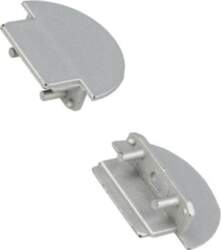TOPMET Cap for LED profiles; silver