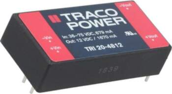 TRACO POWER Converter: DC/DC; 20W; Uin: