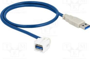USB module; Keystone; USB A socket