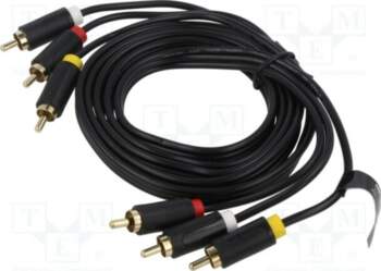 VENTION Cable; RCA plug x3,both