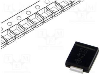 VISHAY Diode: rectifying; SMD; 400V; 3A