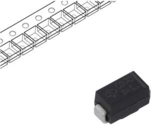 VISHAY Diode: rectifying; SMD; 600V; 1A