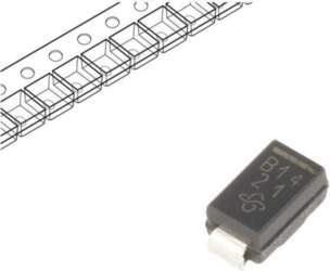 VISHAY Diode: Schottky rectifying; SMA; SMD