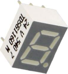 VISHAY Display: LED; 7-segment; 7mm; 0