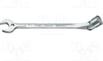 Wrench: combination swivel head socket; with