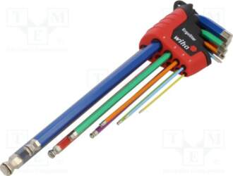 Wrench: hex key-set; spherical; MagicRing®; 9pcs