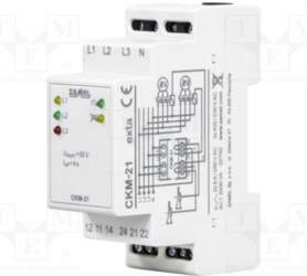 ZAMEL Voltage monitoring relay; for DIN
