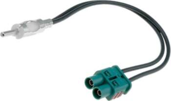 4CARMEDIA Cable; DIN plug,Fakra double