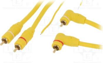 4CARMEDIA Cable; RCA plug x2,RCA