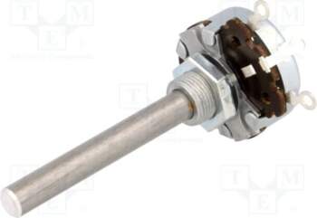 AB ELEKTRONIK Potentiometer: shaft; 25kΩ; single