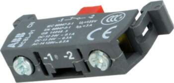 ABB Contact block, microswitch; 22mm; front