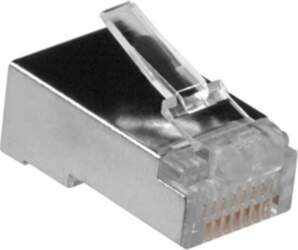 ACT RJ45 PLUG CAT3 SHIELDED ROUND