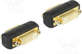 Adapter; DVI-I (24+5) socket,both sides